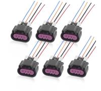 BEMOFRLAY Electronics Ignition Coil Replacement Harness Connector Plug Pigtail for 2007-2016 Buick Cadillac Chevrolet GMC Pontiac Saturn Suzuki I4 V6, 19367639 6PCS