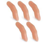 Bemonew 5pcs Magics Thumb Trick Witch Fingers, Soft Rubber Fingers For Close-up Performance Prop, Skin Color