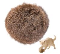 Bemonew Catnip Ball 6-Pack Cat Toy Balls, Plush Kitten Toys with Enhanced Stitching for Interactive Play, Soft Furs Textured Balls for Kittens & Adult Cats