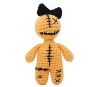 Bemonew Crochet Doll, Spooky Voodoo Decor, Yellow