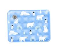 Bemonew Dog Cooling Pad, Foldable Waterproof Cooling Mat For Dogs, Easy-to-clean Cat Cool Mat for Hot Summer Weather, Blue, 19.69x23.62 Inch (50x60cm)
