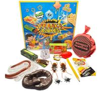 Bemonew Funny Spider Prank Box Realistic Flies Joke Toy for April Fool's Day