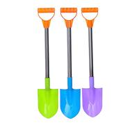 Bemonew Kids Snow Shovel & Beach Set Stainless Steel Blade with Plastic Handle, 3PCS
