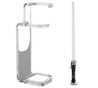 Bemonew Lightsaber Stand, Clear Acrylic Lightsaber Wall Mount, Vertical Sword Display Rack, Suitable for Swords, Light Saber