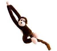 Bemonew Monkey Plush Hanging Monkey Stuffed Animal, Long Arm Plush, Toys For Multi-scene Use, Coffee, 31.5 Inch