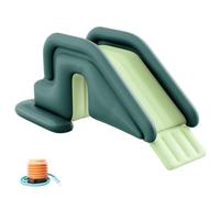 Bemonew Pool Slide, 78.7x31.5x33.5 Inch Pvc Inflatable Water Slide with Air Pump for Outdoor, Indoor, Backyard, Garden, Green
