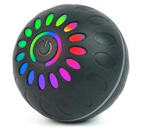 Bemonew Small Dog Ball Interactive Dog Ball with Colorful Light Moving Toy With Auto Obstacle Avoidance & Smart Wake-up, Black