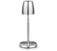Bemonew Standing Ashtray, Adjustable Outdoor Ashtray with Large Capacity Stainless Steel Ash Trays for Home Office Garden Shop, Silver, 8.6-22 Inch