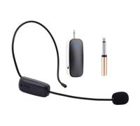 Bemonew Wireless Teaching Headset Wireless Microphone Headset Uhf Voice Amplifier for Stage Speakers Teacher