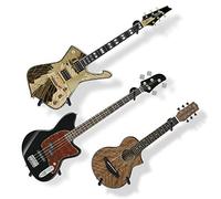 BEMTE Electric Guitar/Bass/Ukulele Wall Mount Horizontal Guitar Hanger