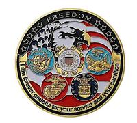 Bemvp 1 Pcs Commemorative Coin Souvenir Collectible Gift Coin Gold Plated Collection Art Great of the Us Cold Coin