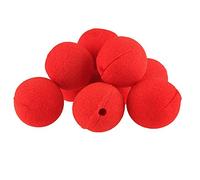 Bemvp 10 Pcs Red Clown Noses Cosplay Foam Circus Noses for Halloween Christmas Carnival Circus Party Costume Cosplay Decoration