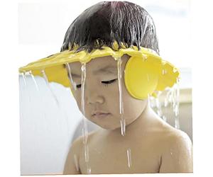 Bemvp 1pc Child Kids Bathing Shower Eye Ear Protector Cover Washing Hair Cap Color Random