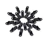 Bemvp 20pcs Outdoor Camping Plastic Tent Clips Clamp Camping Tent Tarp Clips Canopy Clamp Kit Awning Set Cover Car Boat Snap