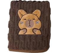 Bemvp Capybara Bath Towel Cute Bathroom Towel Children Spa Towel for Summer Outdoor Travel Camping Swimming Hiking and Fishing