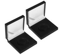 Bemvp Coin Storage Box Commemorative Coin Box Medal Display Case for Challenge Coin Collection Supplies