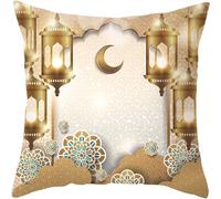 Bemvp Eid Decor Cushion Cover Ramadan Decorations Pillow Covers Couch Decor Pillowcase Sofa Living Room Throw Pillow Covers