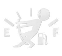 Bemvp Funny Vinyl Car Stickers Fuel Gauge Empty Stickers High Gas Consumption Decal Car Styling Accessories