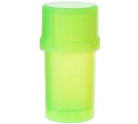 Bemvp Plastic Storage Jar Manual Grinder Storage Container Small Clear Bottle with Built-in Spice Grinders