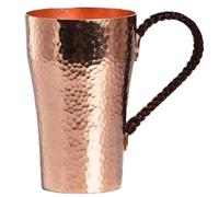 Bemvp Pure Copper Mug Hammered Water Cup Cocktail Drinking Mug Vintage Tea Container for Summer Cocktails Cold Drinks Barware