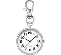 Bemvp Round Dial Keychain Pocket Watch Keychain Hanging Pocket Watch Fashion Keyring Pendant for Outdoor Sport Camping Hiking Bitrthday