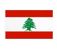 Bemvp the Republic of Lebanon Flag 90 * 150cm Double-sided Lebanon National Flag for Outdoor Garden Patio Lawn Home Decoration