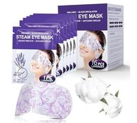 BeMyLady Eye Mask Warming Steam Eye Mask Sleeping Mask Heat Glasses for Eye Fatigue Dark Circles Migraine Lip Care Relaxation for the Eyes and Careers Pack of 16
