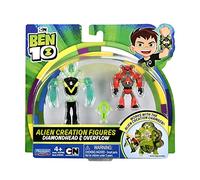 Ben 10 Alien Creation Figures 2 Pack (Diamondhead, Overflow)
