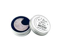 Ben & Bel “I Love You to the Moon and Back” Crystal Moon Keepsake in Elegant Keepsake Tin - Meaningful Gift for Birthdays, Graduations & Anniversaries for Someone You Love