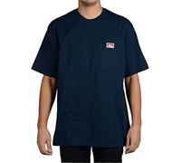 Ben Davis Classic Men's Short Sleeve T-Shirt with Pockets, Navy, L
