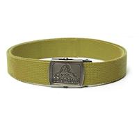 Ben Davis Cotton Belt Canvas Military 53" Long Web Belt (Khaki (#18)), Khaki, 1.25 inches
