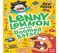 Ben Davis Lenny Lemmon & the Doomed Safari Paperback Book Ben Davis Multicolor