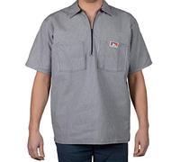 Ben Davis Men's Half Zipper Shirt - black - Large