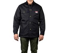 Ben Davis Men's Original Style Jacket, with Front Snap, Black, 3XL