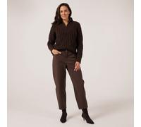 Ben De Lisi Twill Barrel Leg Jean Petite BERRY SIZE 16