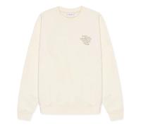 Ben Faience Cotton Crew Neck Sweat Top Cream S