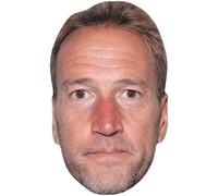 Ben Fogle (Stubble) Celebrity Mask, Flat Card Face, Fancy Dress Mask
