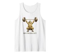 Ben Frank-Lift Funny Benjamin Franklin Weightlifting Pun Tank Top