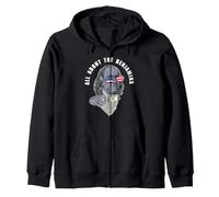 Ben Franklin funny All about the Benjamins Zip Hoodie
