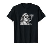 Ben Franklin High Smoking a $100 Bill T-Shirt