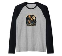 Ben Franklin Knowledge is Power Quote - Patriotic 1776 Raglan Baseball Tee