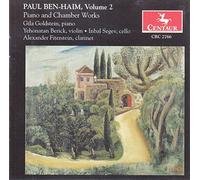 Ben-Haim, Paul - Paul Ben-Haim, Vol 2 - Piano and Chamber Works