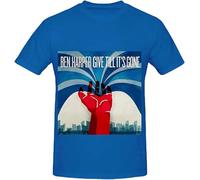 Ben Harper Give Till It's Gone Hits Men T Shirt Printed Tee Top Camiseta Short-Sleeve Sapphire