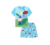 Ben & Holly Ben and Holly's Little Kingdom Best Friends Short Pyjama Set PJs for Kids (3-4 Years) Blue