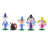 Ben & Holly Collectable 5 Figure Pack, Ben and Holly's little kingdom, wise old elf, nanny plum, imaginative play