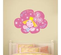 Ben & Holly's Little Kingdom Holly Night Time Wishes Wall Sticker Vinyl Decal Mural Children Bedroom Kids (90cm Width x 65cm Height)