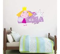 Ben & Holly's Little Kingdom Holly Wish Upon A Star Wall Sticker Vinyl Decal Mural Children Bedroom Kids (60cm Width x 40cm Height)