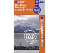 Ben Hope, Ben Loyal and Kyle of Tongue: Sheet 447 (OS Explorer Map Active)