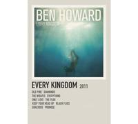 Ben Howard Every Kingdom Songlist A4 Print Poster Wall Art Home Decor Album Gift Present Photo Living Room Dining Room Bedroom Hall Loft Office Unframed