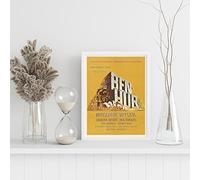 Ben-Hur 1959 Retro-Classic Movie Framed Poster Print Wall Art Image Home Decor Artworks Framed Poster Different Sizes and Colours